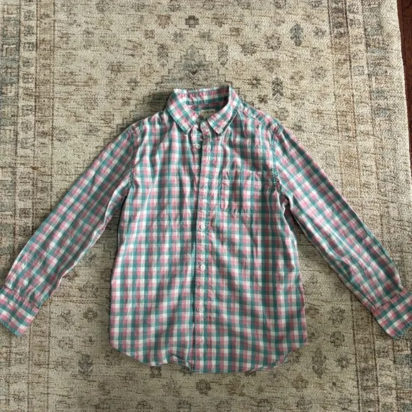 J Crew Boys Thompson set of 2 button down shirts size 10- great condition! - Picture 4 of 7